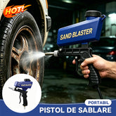 Pistol Pneumatic de Sablare Profesional - Îndepărtare Rapidă a Ruginii, Reglabil și Portabil pentru Restaurări