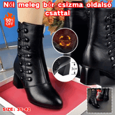 ă50% OFFđ„7 napon belĂŒl kĂ©zbesĂtjĂŒkđ„ăă35-42ăEladĂłđ„NĆi meleg bĆr csizma oldalsĂł csattal