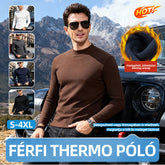 ăS-4XLăâïžFĂ©lmagas nyakĂș, kĂ©toldalas fleece felsĆ fĂ©rfiaknak, tĂ©lre bundĂĄzott, megerĆsĂtett alapdarab, hĂ©tköznapi Ă©s sportos stĂlusĂș alsĂłrĂ©teg