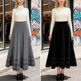 đ„đ„Fekete pĂ©nteki kĂŒlönleges ajĂĄnlatokđ„đ„đăS-3XLăVastagĂtott gyapjĂșszoknya, 2025 Ćszi-tĂ©li kollekciĂł