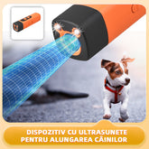 Dispozitiv cu Ultrasunete pentru Alungat Câini: Aparat Portabil Anti-Lătrat și autoapărare pentru Exterior, Eficient pentru Câini de Talie Mare