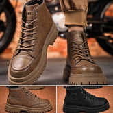 đȘă39-44ăĆszi-tĂ©li retro magas fĂ©rfi cipĆk, retrĂł brit stĂlusban