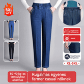 đ„ăXL-5XLăNĆi Lezser Egyenes Rugalmas FarmernadrĂĄg