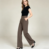 【M-4XL】Pantaloni drepți noi de înaltă calitate, pantaloni casual de îmbrăcăminte exterioară de vară, pantaloni simpli subțiri cu talie înaltă