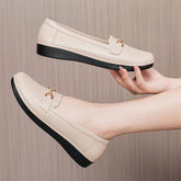 Brit stílusú női loafer cipő – puha valódi bőrből, kényelmes, kopásálló talppal