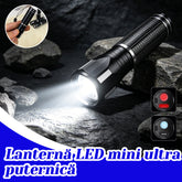Lanternă de mare putere, reîncărcabilă de tip C, de lungă durată, mini lanternă portabilă super-luminoasă