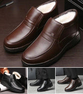 FĂ©rfi magas szĂĄrĂș valĂłdi bĆrcipĆ meleg bĂ©lĂ©ssel â kĂ©nyelmes, tartĂłs Ă©s stabil viselet