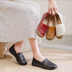 【Mărimi 35-40】Mocasini de damă, piele moale și talpă moale, confecționați din piele naturală moale.