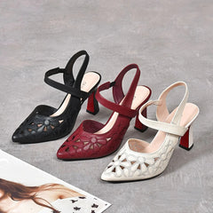 👠【Îți Evidențiază Instant Eleganța】Pantofi Fashion Uni cu Vârf Ascuțit și Toc Înalt