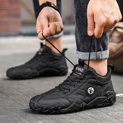 2026 Új férfi alacsony szárú Martin-cipő – vastag talpú munkacipő és sportos, kényelmes szabadidőcipő