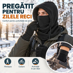 ❄️ Set Termic de Iarnă 4 Piese – Protecție completă confortabilă pentru cap, mâini și picioare în zilele geroase! 🧣🧤🧦