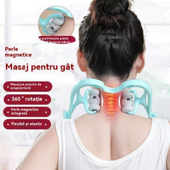 🔥Ofertă temporară🔥 Aparat de masaj pentru coloana cervicală