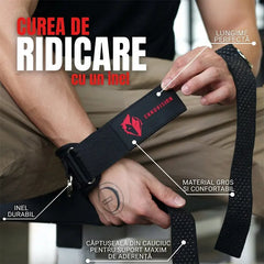 🏋️ Chingi de Haltere cu Suport pentru Încheietură – Silicon Anti-Alunecare Heavy Duty, Prindere Maximă, Siguranță la Spațiu! 🔥💪