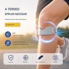 【4 buc】🏃‍♀️ Suport pentru genunchi 👉 Genunchiul tău are nevoie de timp. Acest plasture îți oferă exact asta.