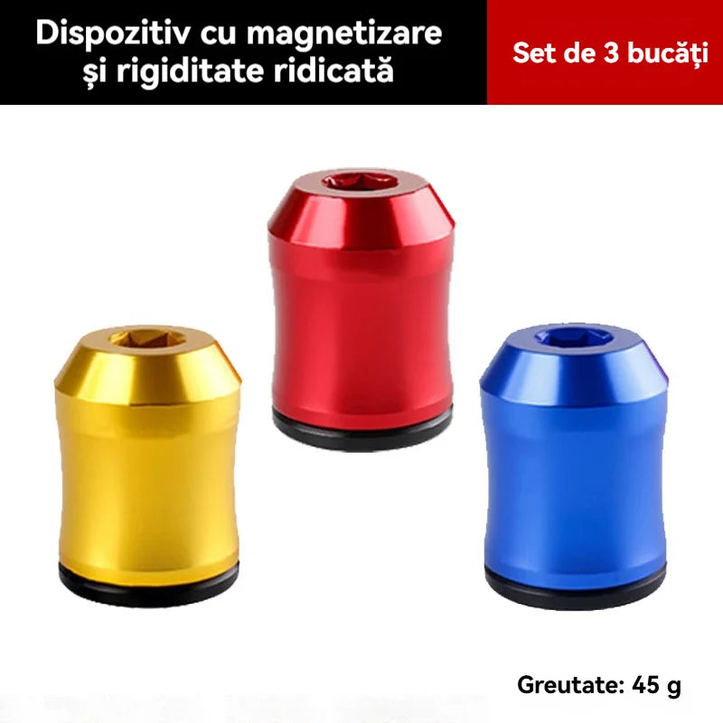 🧲 Inel Magnetic Universal pentru Biți și Șurubelnițe – Magnetizare Puternică, Anti-Alunecare, Cumpără 1 și Primești 3! 🔧🔥