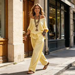 Stil de Vară 2026 ✨ Set Casual Lejer din In și Bumbac 🌿 Elegant, Răcoros și Confortabil!