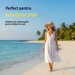 🎀 Piesă esențială de vară 👒 Pălărie vintage cu fundă — pliabilă / respirabilă și confortabilă