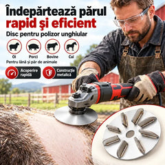🥩 Disc Profesional pentru Îndepărtarea Părului de pe Carcase – Rapid, eficient și fără pierderi de carne! 🔪⚡