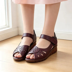 🔥【35-41】Stil nou pentru vară, sandale confortabile de damă din piele naturală cu talpă moale