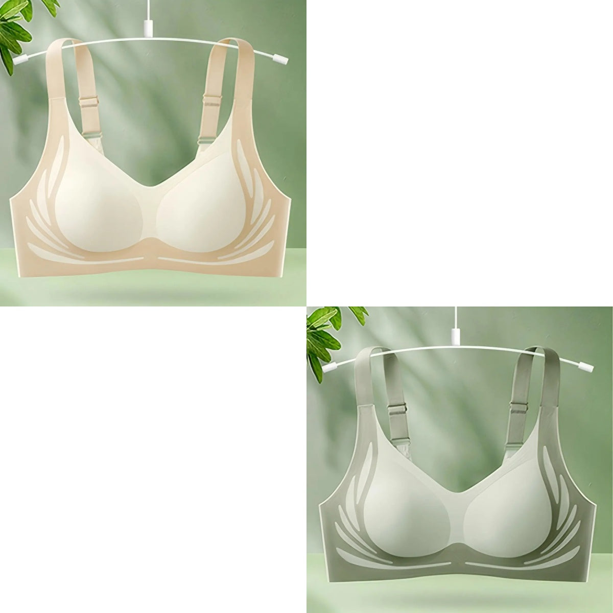 😍【Pachet de 4】Sutien fără fir dintr-o singură bucată pentru femei❤️【40-85 kg】