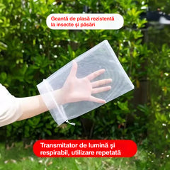 🌿【Set de 50 bucăți】Plasă anti-muște de fructe / plasă de protecție pentru păsări – protejează florile, plantele, fructele și legumele