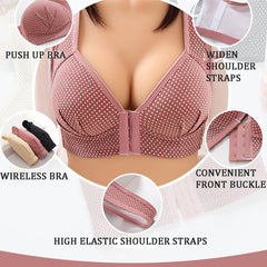 💖🎁【Cumpărați 2, primiți 1 gratuit】【3 buc】✨Sutien fără sârmă Comfort – mărimi mari 40–130 kg 👙💫