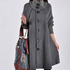 🔥【M–5XL】Női gyapjúkabát · Kényelmes, középhosszú, divatos · 50% kedvezmény