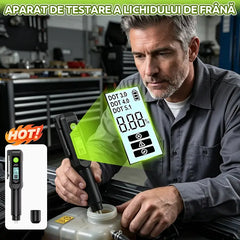 Tester Lichid de Frână Digital YM-C03 - Stil Stilou Portabil pentru DOT 3 / DOT 4 / DOT 5.1, Sondă de Înaltă Precizie, Ecran HTN și Alarmă Sonoră pentru Conținutul de Apă