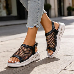 👡 Sandale Sport-Casual de Vară cu Plasă și Platformă Moale – Baretoane cu Cataramă, Ultra-Respirabile, 3 Culori, Mărimi Mari 36-43! ☀️✨
