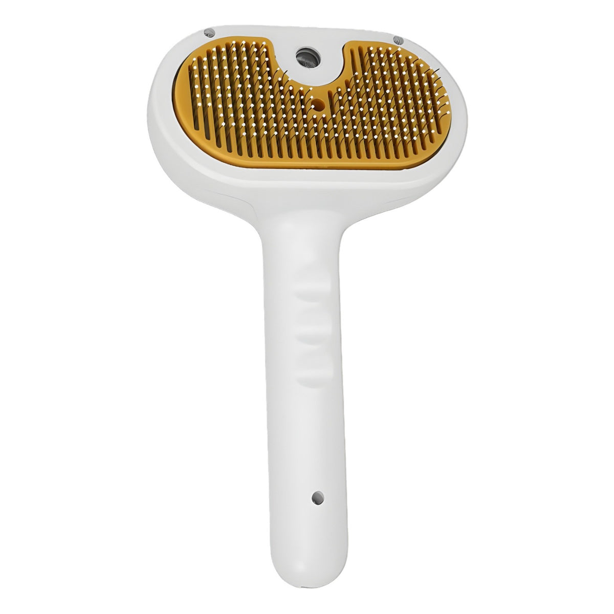 Peria universală 3-în-1 pentru câini și pisici：Transformă periatul într-un SPA relaxant! Tehnologia cu spray nano-mist hidratează blana, descurcă nodurile și oferă un masaj blând, fără a zgâria pielea.