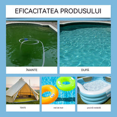 【Cumpără 1, primești 1 gratuit】🏊‍♂️ Tablete de curățare a piscinei pentru o apă cristalină - trebuie doar să o adaugi, să o dizolvi și să înoți liber! 🌊✨