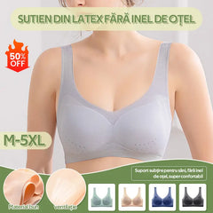 😍【4 buc】Sutien fără armătură pentru femei, confortabil și respirabil ❤️【40-120 kg】