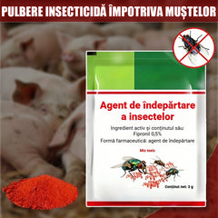 🦟【50 plicuri】Insecticid sigur și non-toxic pentru muște – indispensabil pentru ferme!