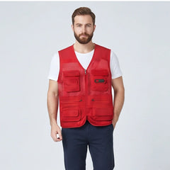 🔥Vestă funcțională casual cu mai multe buzunare【XL-4XL】