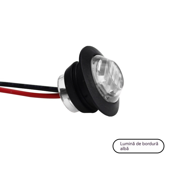 🔥【Cumpără 5 primești 5 gratis】💡🚚🚗🏍Lumini laterale LED pentru camion, lumini rotunde mici, semnalizatoare de 12V/24V