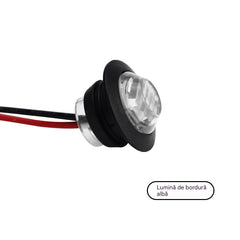 🔥【Cumpără 5 primești 5 gratis】💡🚚🚗🏍Lumini laterale LED pentru camion, lumini rotunde mici, semnalizatoare de 12V/24V