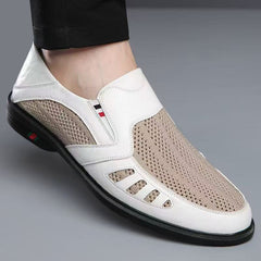 👞Pantofi Casual din Piele Naturală – Design Respirabil pentru un Confort Maxim Toată Ziua
