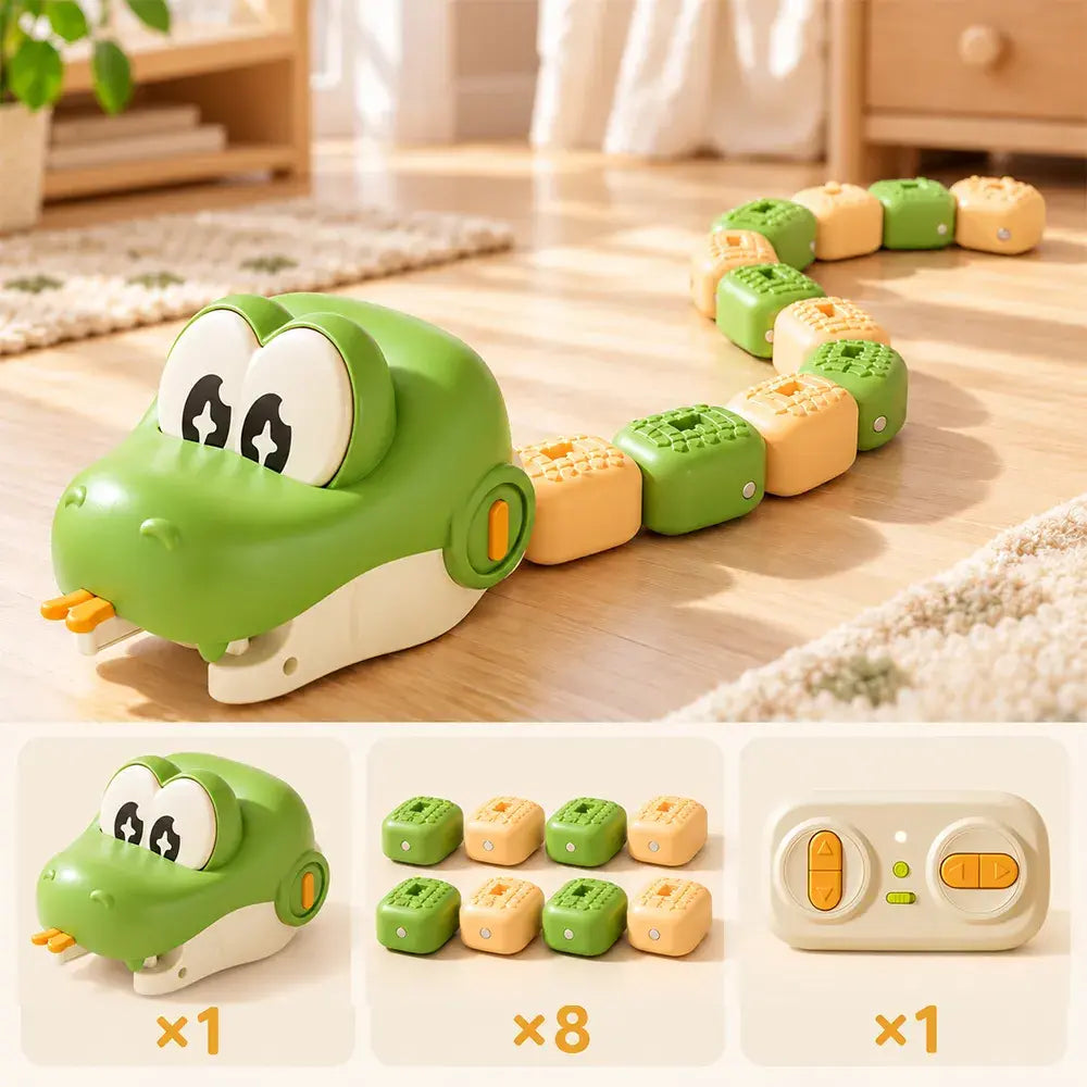 🐍 Șarpe Magnetic Interactiv cu Telecomandă – Jocul clasic Snake prinde viață! Conectează, controlează și câștigă! 🎮✨