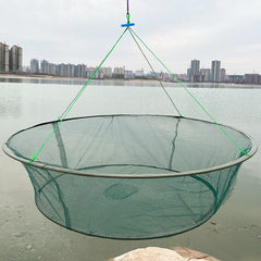 🎣🐟🐠Plasa de pescuit pentru homar, rotund, pliabil, de tip deschis