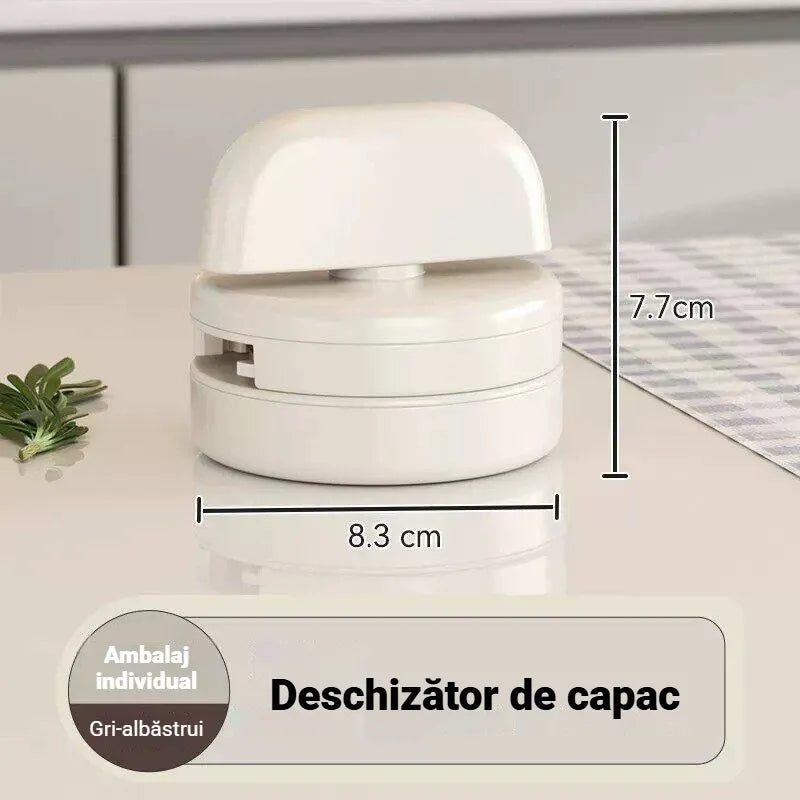 Deschizător de Borcane Multifuncțional Magnetic, Dispozitiv Reglabil pentru Deschis Capace Fără Efort, Utensilă Universală de Bucătărie pentru Canistre și Sticle