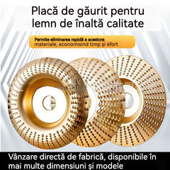 Disc Multifuncțional pentru Modelare și Șlefuire din Lemn pentru Polizor Unghiular
