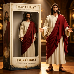 Figurine Colecționabile în Ediție Limitată Scara 1/6 – Iisus Hristos și Fecioara Maria, Statuete din Rășină Premium, Cadou de Credință