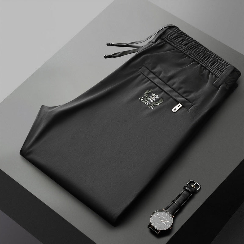 【40–100 kg】Férfi vékony, gyorsan száradó, rugalmas elegáns nadrág