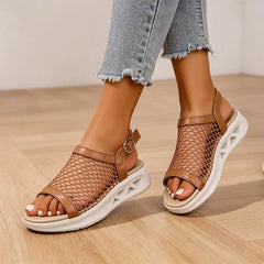 👡 Sandale Sport-Casual de Vară cu Plasă și Platformă Moale – Baretoane cu Cataramă, Ultra-Respirabile, 3 Culori, Mărimi Mari 36-43! ☀️✨