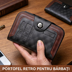 💼 Portofel Tactic din Piele de Vacă cu Închidere Magnetică – Capacitate Maxima, Structură 3-Fold, Ofertă 1+1 GRATIS! 📱💥