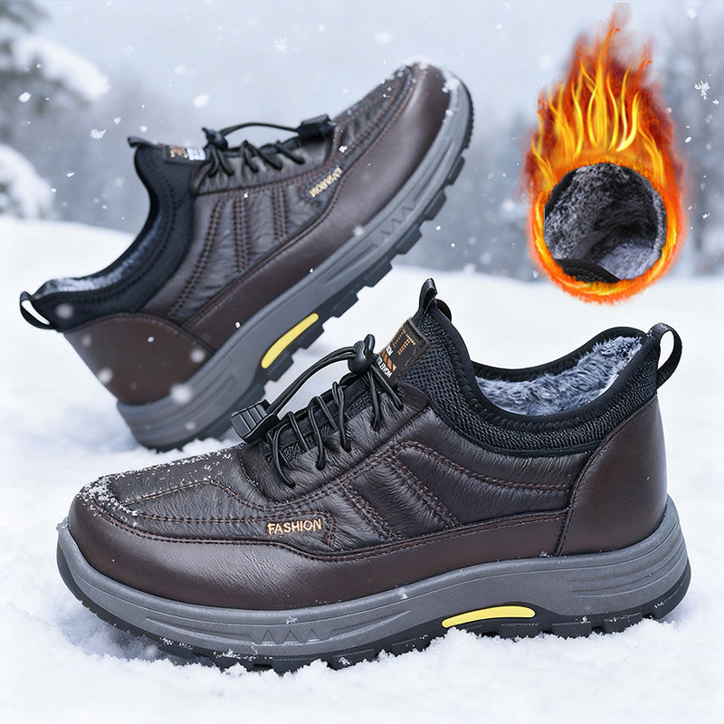 【39-44】❄️🔥Téli férfi meleg hócsizma｜Béléses, vastagított, csúszásgátló és tartós