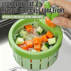 🔥🔥Cumperi 2 și primești încă 2 GRATIS (Set de 4 bucăți)!Design adorabil de iepuraș cu mâner practic: Filtrare rapidă, zero țevi înfundate și o chiuvetă perfect curată dintr-un singur gest.