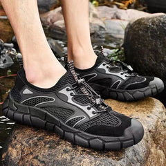 Adidași de Apă și Treking pentru Bărbați, Pantofi de Vară din Plasă Respirabilă cu Uscare Rapidă, Talpă Groasă Antiderapantă, Sandale Sport Outdoor