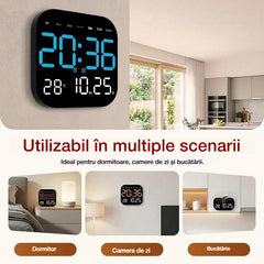🕰️ Peste 50.000 de unități vândute! 🛏️ Ceas digital pentru casă/birou: trezire blândă, fără alarme deranjante!🌙 Reglare a luminozității și funcționare silențioasă pe timpul nopții, ideal pentru un somn liniștit.
