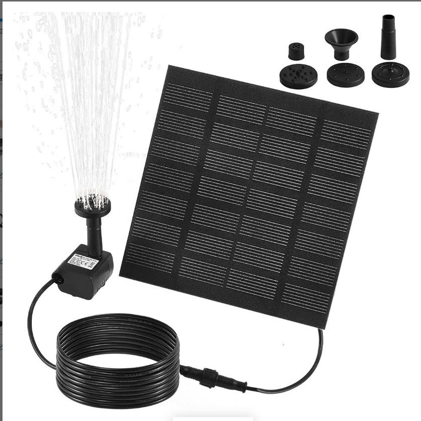 Az új napelemes szökőkút